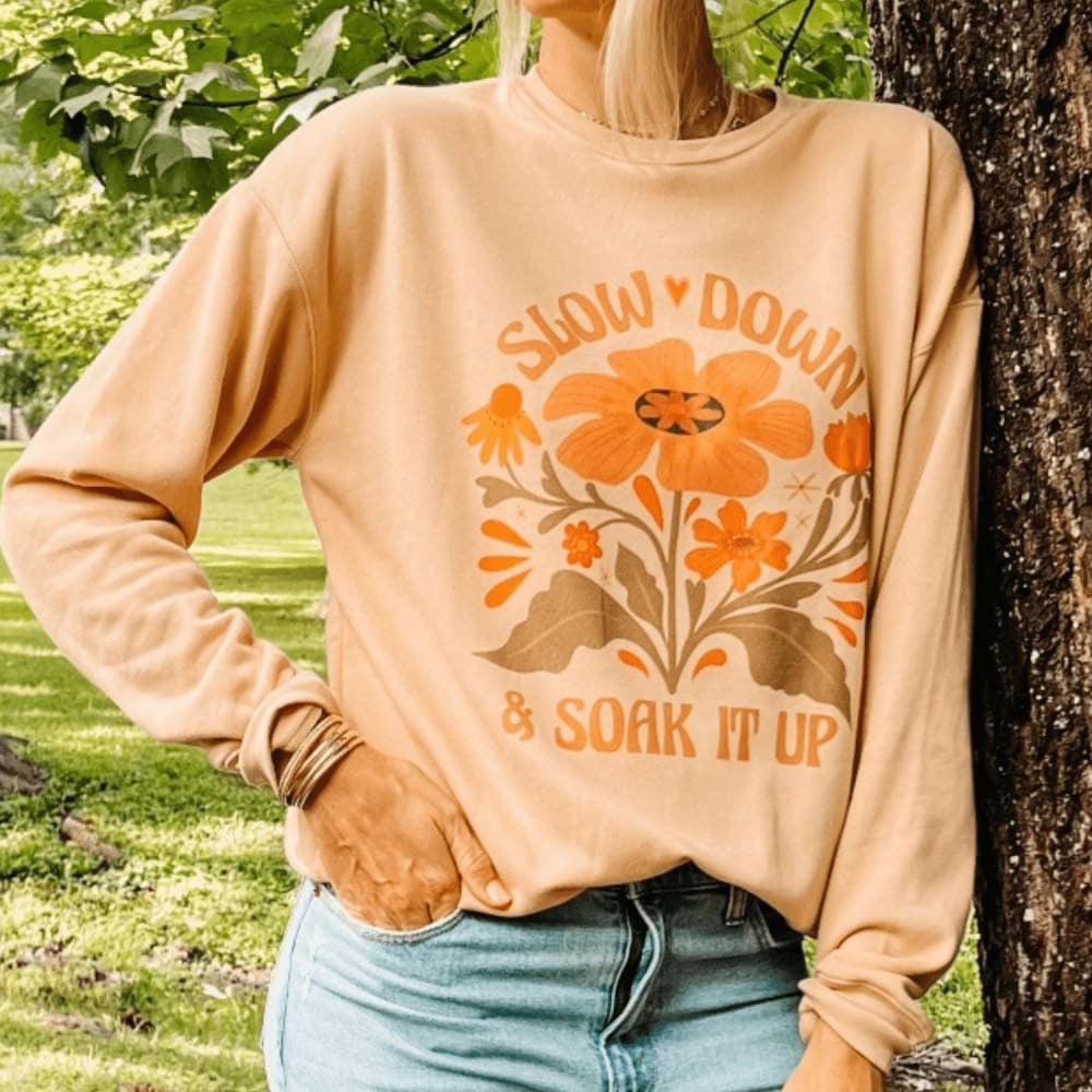 Soak it Up Sweatshirt - Sand Dune Gift For Wife