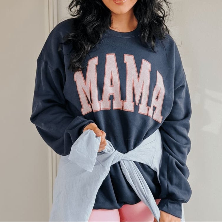 Neutral Mama Sweatshirt - Navy Gift For Women