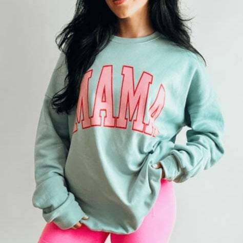 Summer Mama Sweatshirt - Dusty Blue Gift For Women