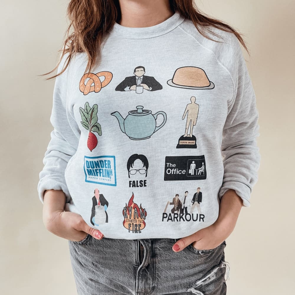 The Office - Clipart Sweatshirt Gift For Wife