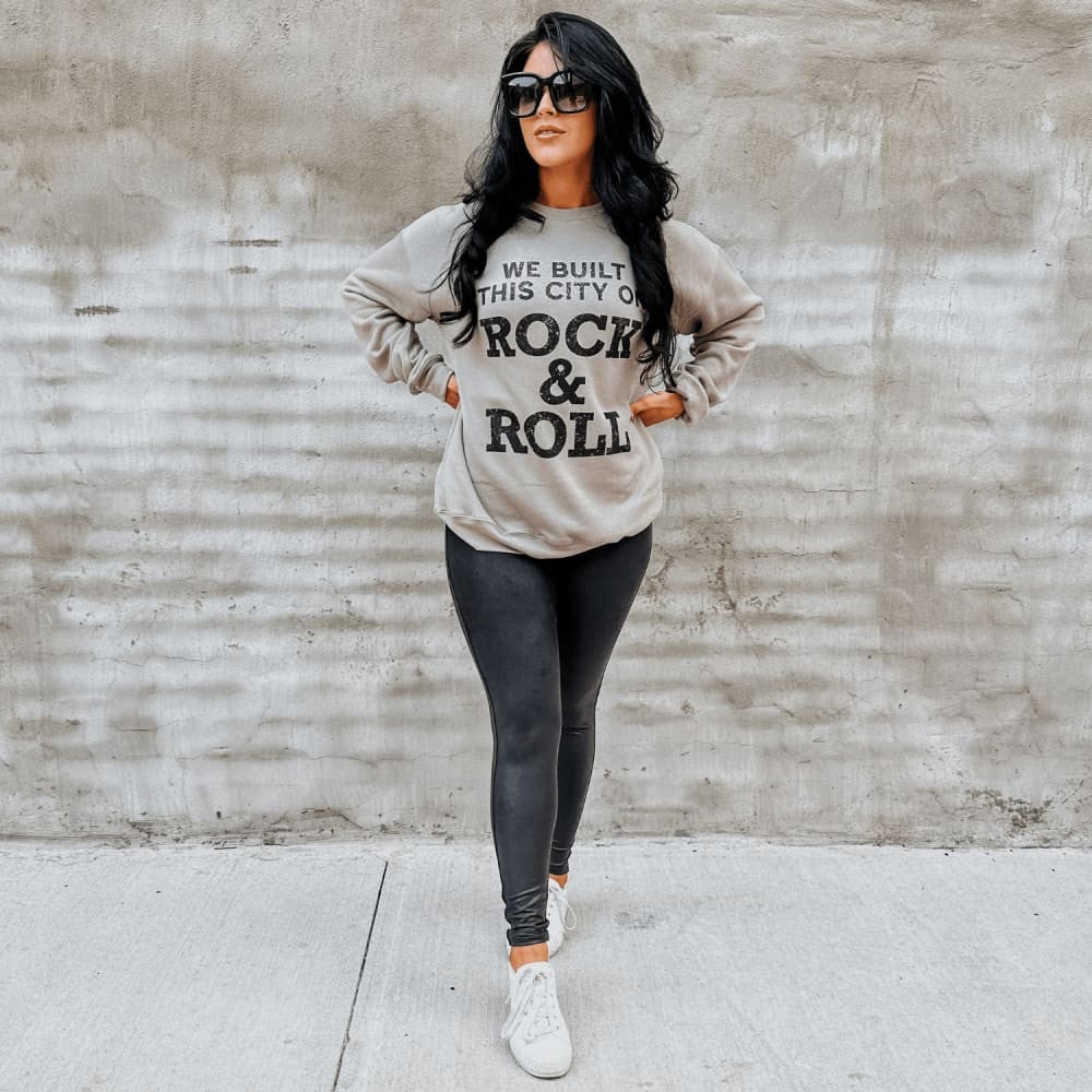 We Built This City Sweatshirt Gift For Women