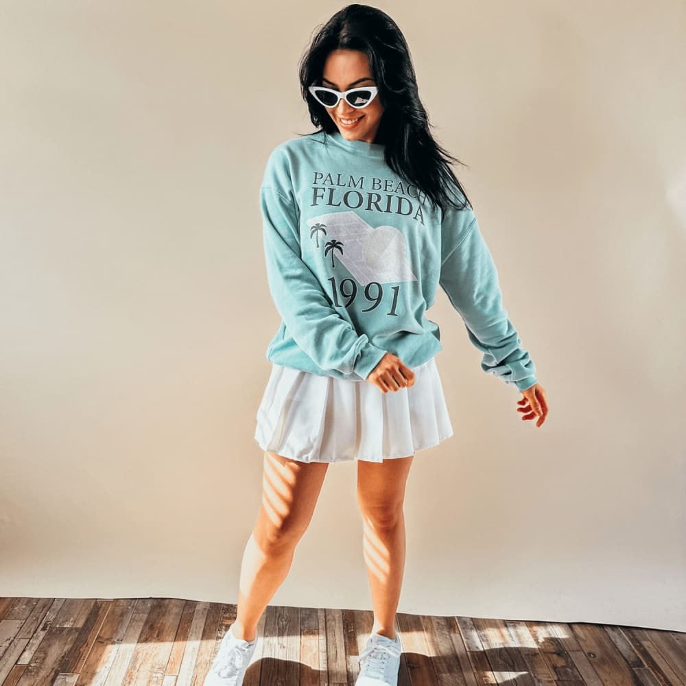 Palm Beach Sweatshirt Gift For Wife