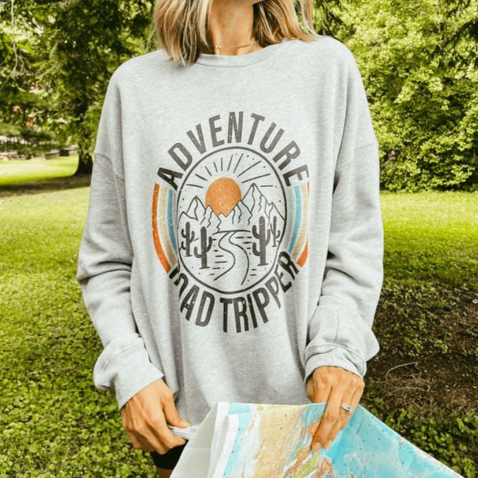 Adventure Road Tripper Sweatshirt Gift For Wife
