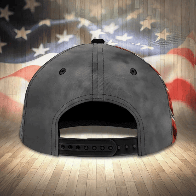 Customized Eagle Cap Leather American Flag Pattern, Eagle Hat for Dad, Eagle 3D baseball Cap for Veteran