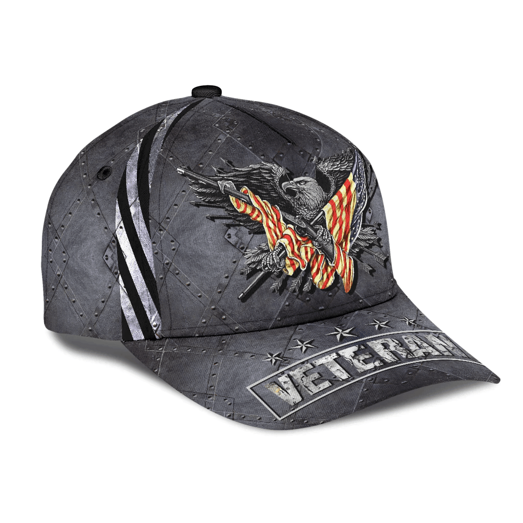 United States Veteran Grey Classic Cap