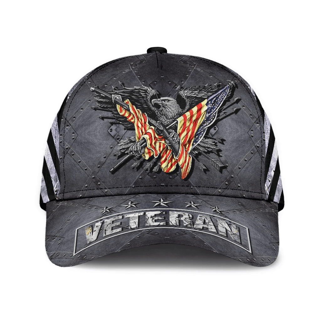 United States Veteran Grey Classic Cap