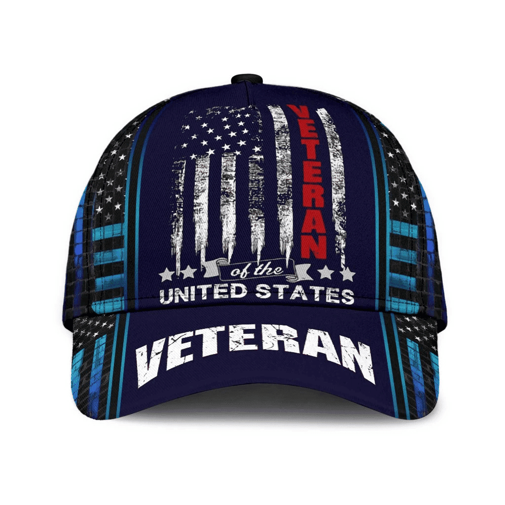 Veteran Of The US Cap 3D Navy Color Cap