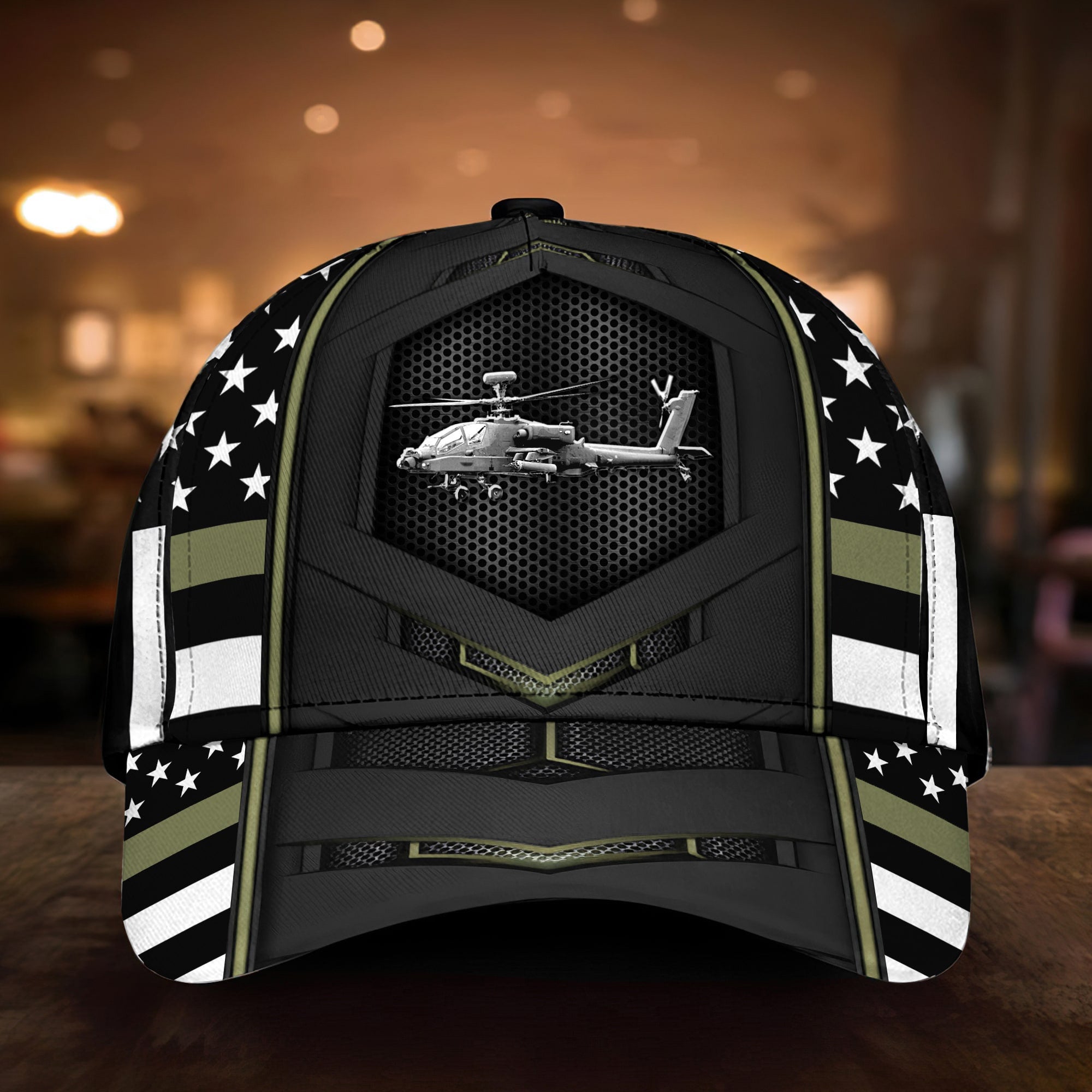 Multiple Color U.S Veteran 3D Printed Cap Helicopter Cap