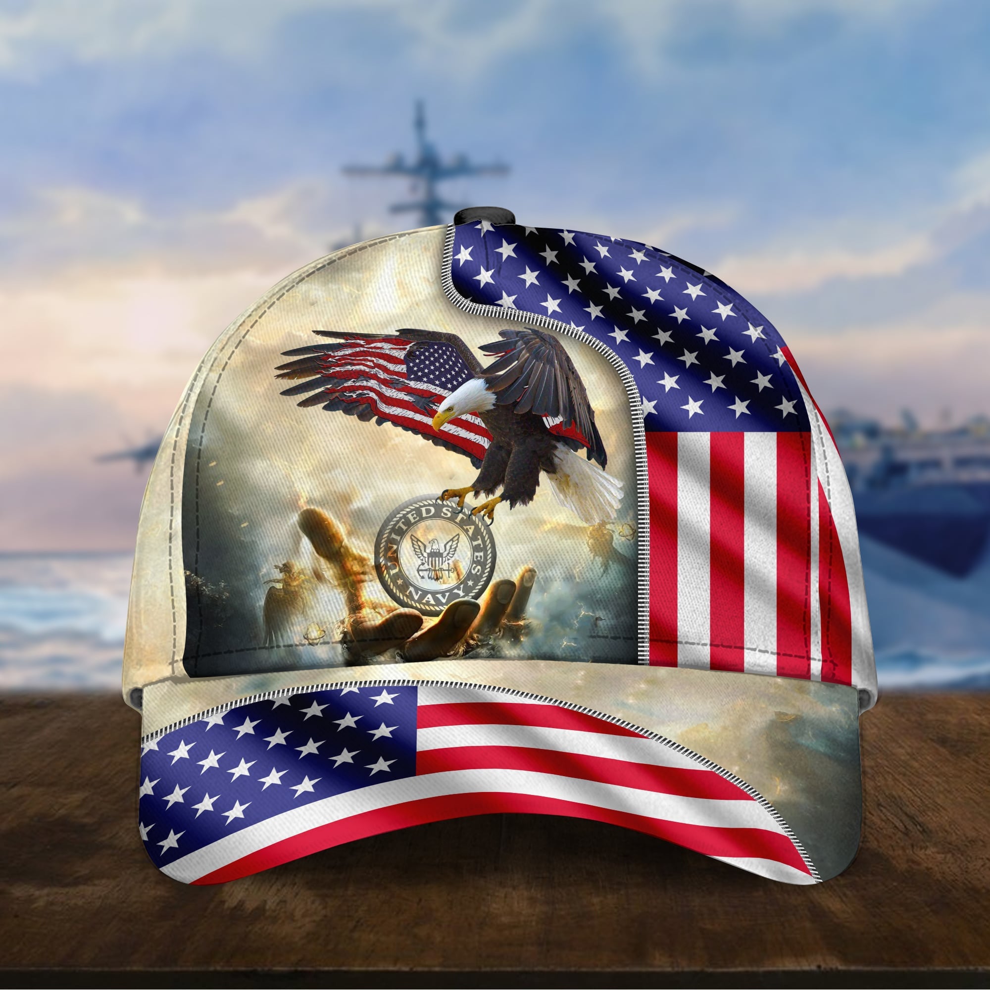 God Bless U.S Navy Veteran Cap