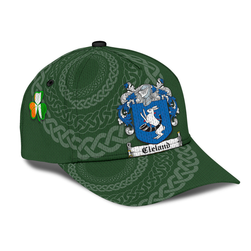 Cleland Coat Of Arms - Irish Family Crest St Patrick'S Day Hat Classic Cap