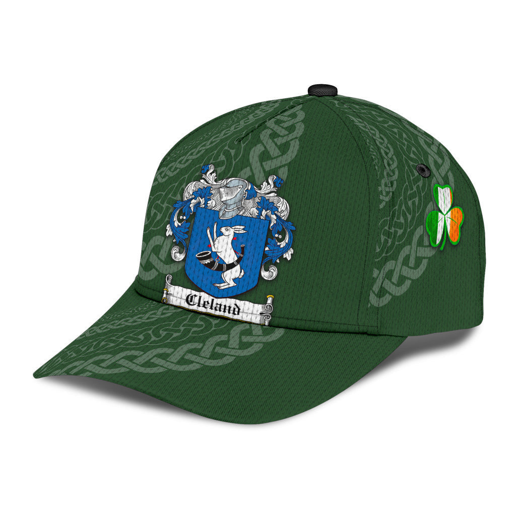 Cleland Coat Of Arms - Irish Family Crest St Patrick'S Day Hat Classic Cap