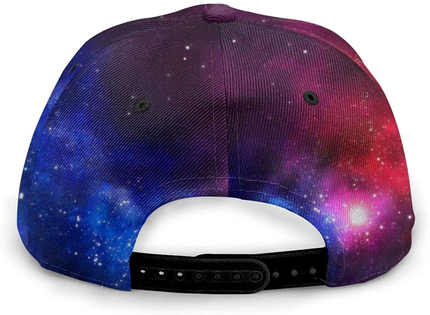 Red Blue Galaxy Classic Baseball Adjustable Twill Sports Hat Classic Cap