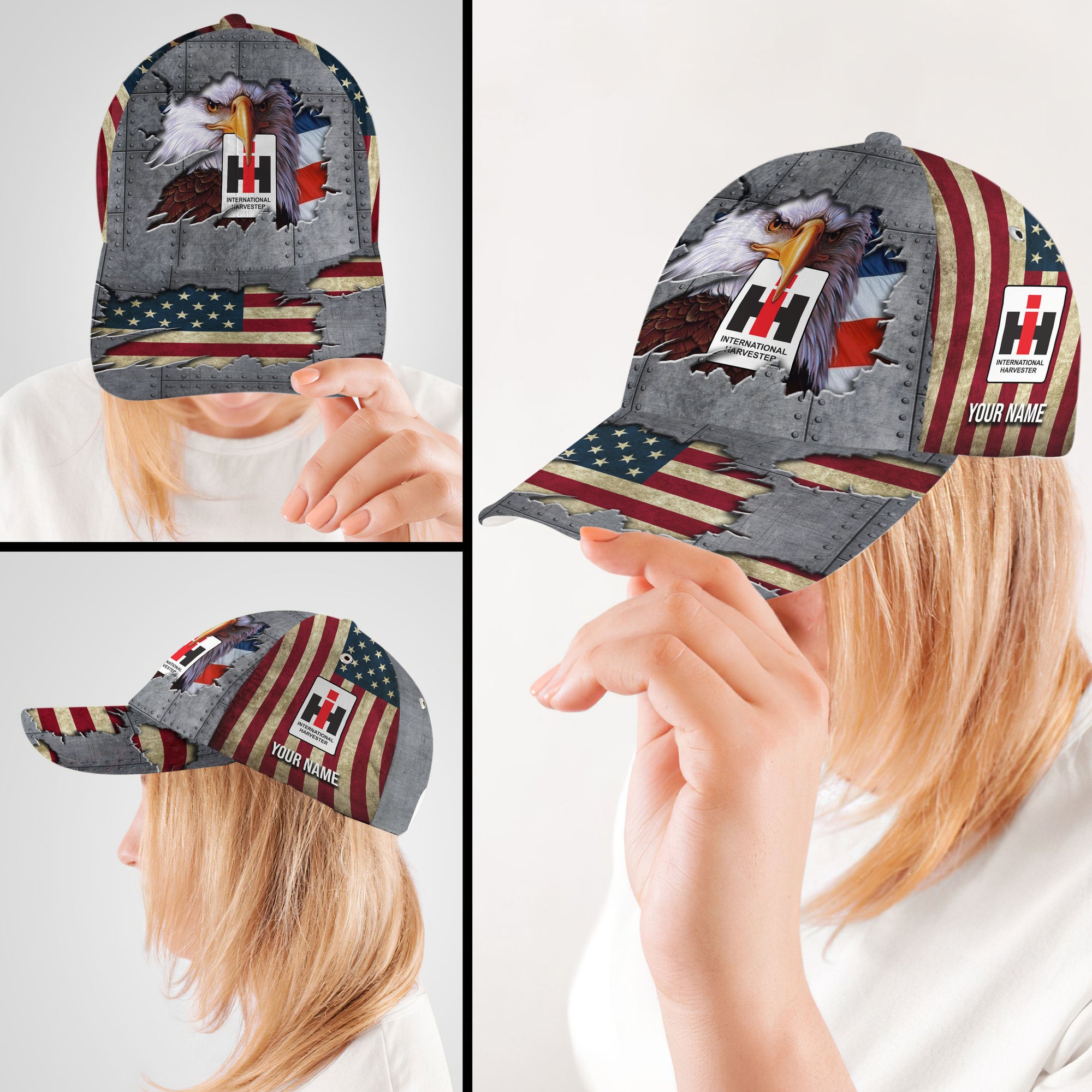 Personalized Custom Name International Harvester Hat Classic Cap