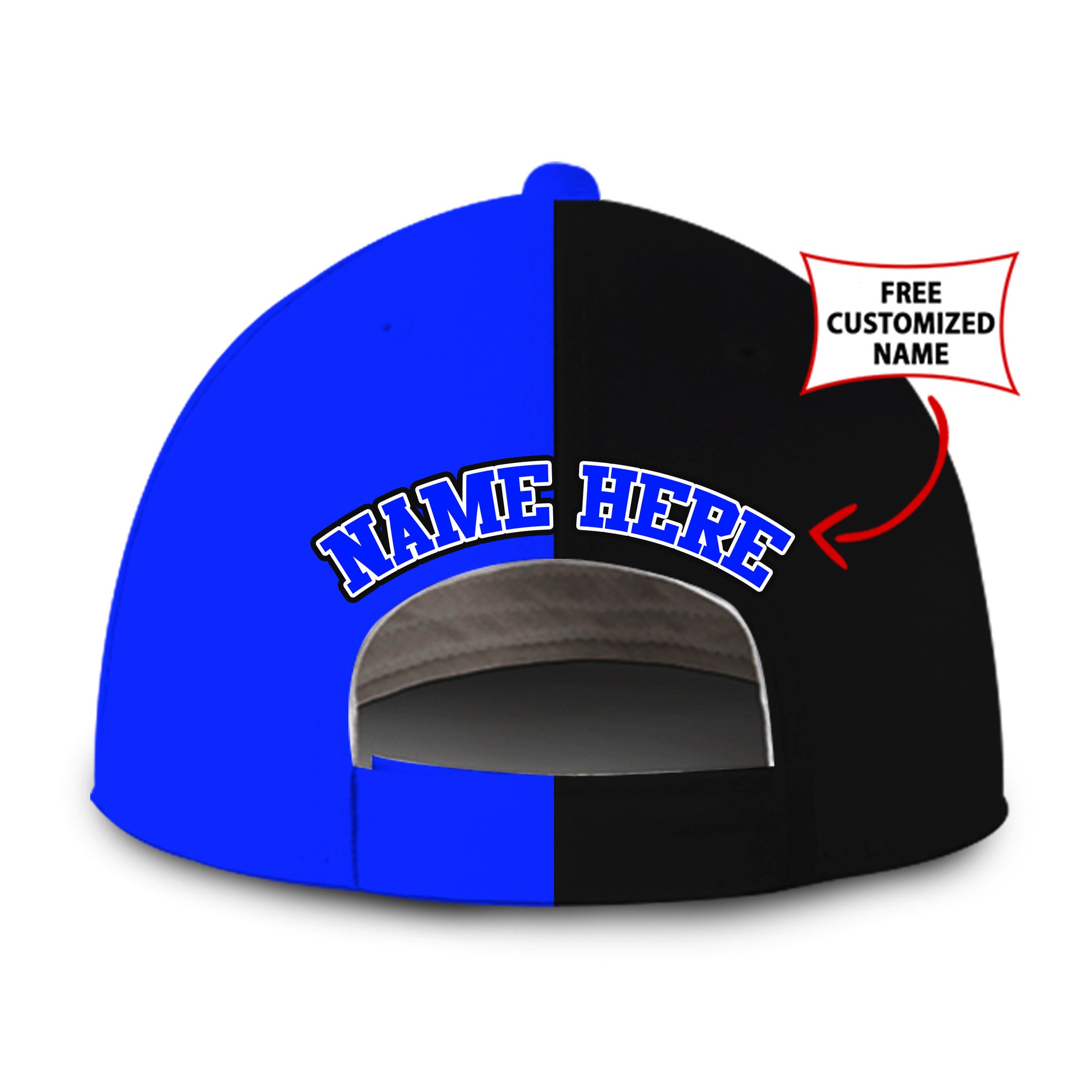 Personalized Custom Name Sagittarius Blue Zodiac Hat Classic Cap