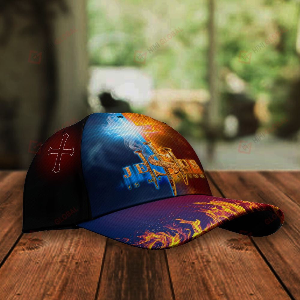 Jesus Is My Savior Christ God Classic 3D Cap Hat Classic Cap