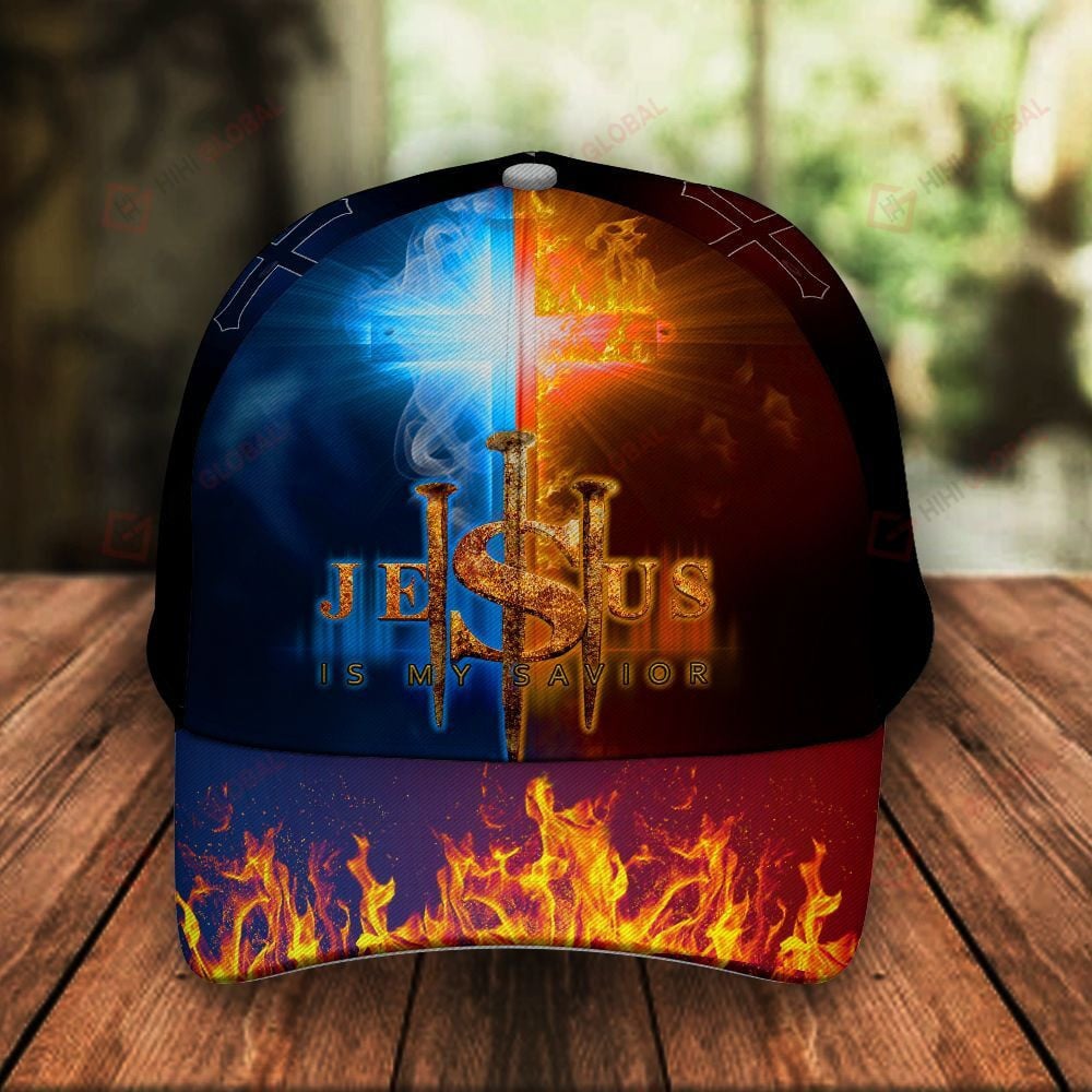 Jesus Is My Savior Christ God Classic 3D Cap Hat Classic Cap