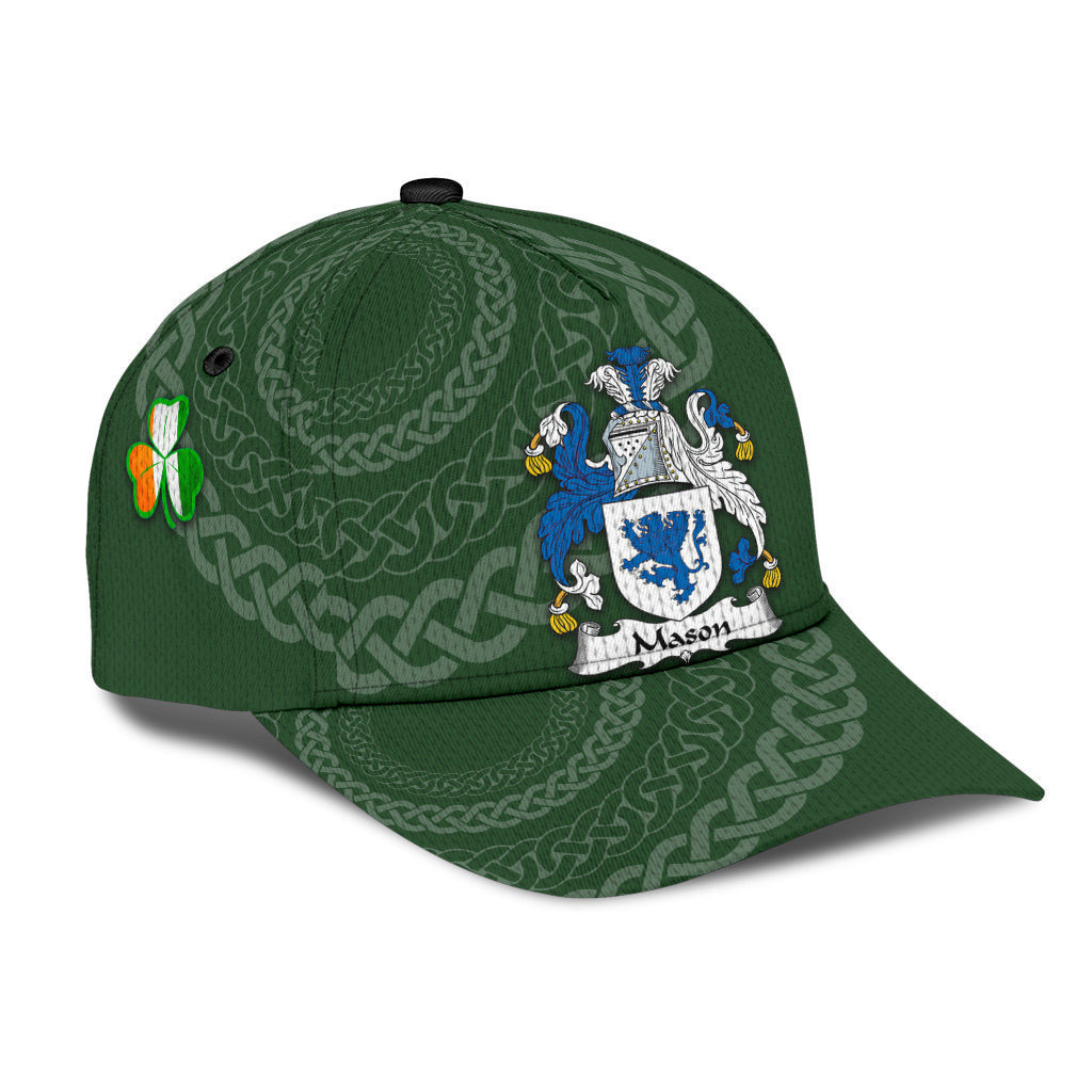 Mason Coat Of Arms - Irish Family Crest St Patrick'S Day Hat Classic Cap