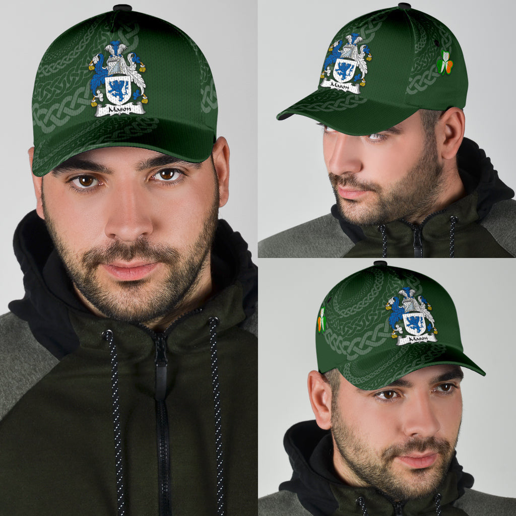 Mason Coat Of Arms - Irish Family Crest St Patrick'S Day Hat Classic Cap