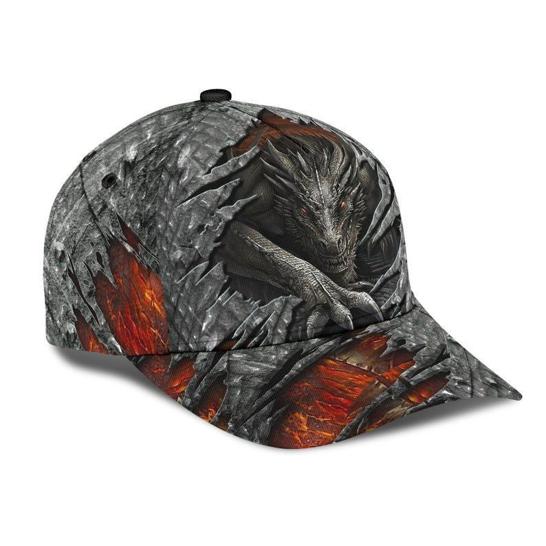Dragon Red Eyes Lava Classic Cap 3D Unisex Hat, Cap For Summer, Human Cap, Trending Cap, American Cap Hat Classic Cap
