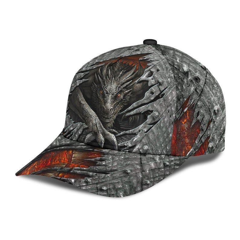 Dragon Red Eyes Lava Classic Cap 3D Unisex Hat, Cap For Summer, Human Cap, Trending Cap, American Cap Hat Classic Cap