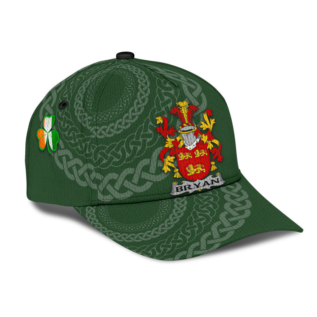 Bryan Coat Of Arms - Irish Family Crest St Patrick'S Day Hat Classic Cap