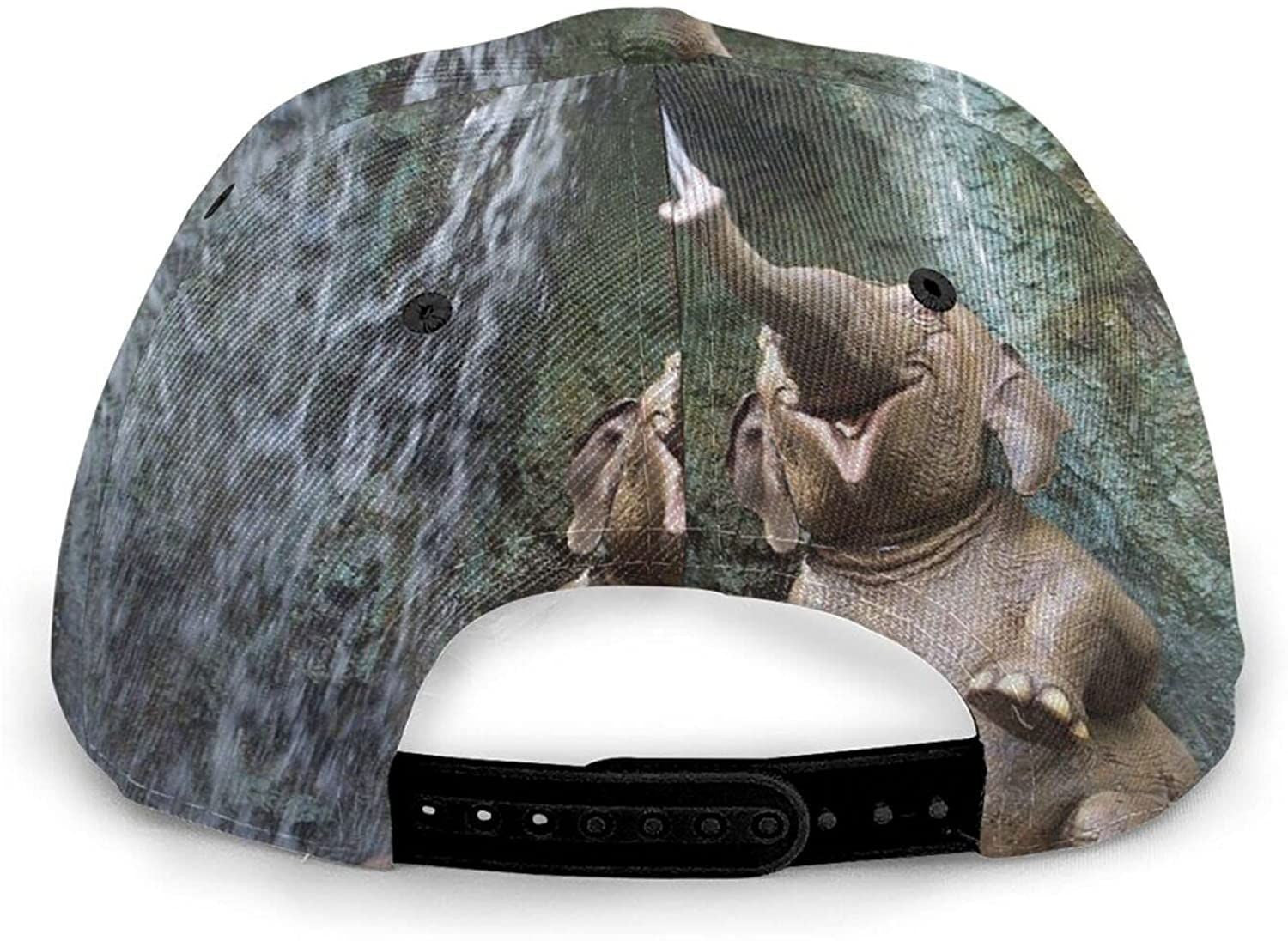 Cute Elephant Print Classic Baseball 3D Cap Adjustable Twill Sports Dad Hats For Unisex Hat Classic Cap