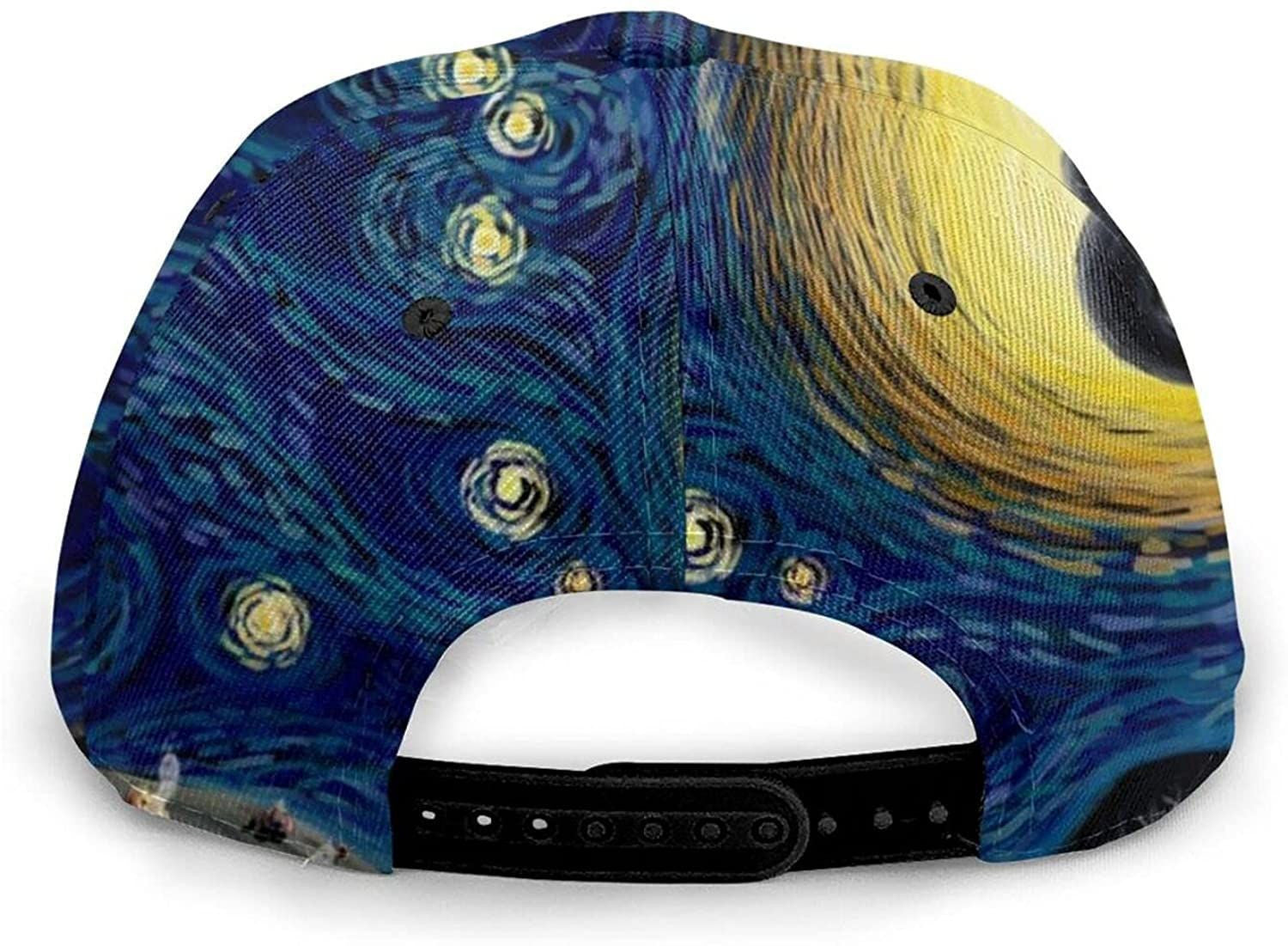 The Starry Night Print Casual Baseball 3D Cap Adjustable Twill Sports Dad Hats For Unisex Classic Cap