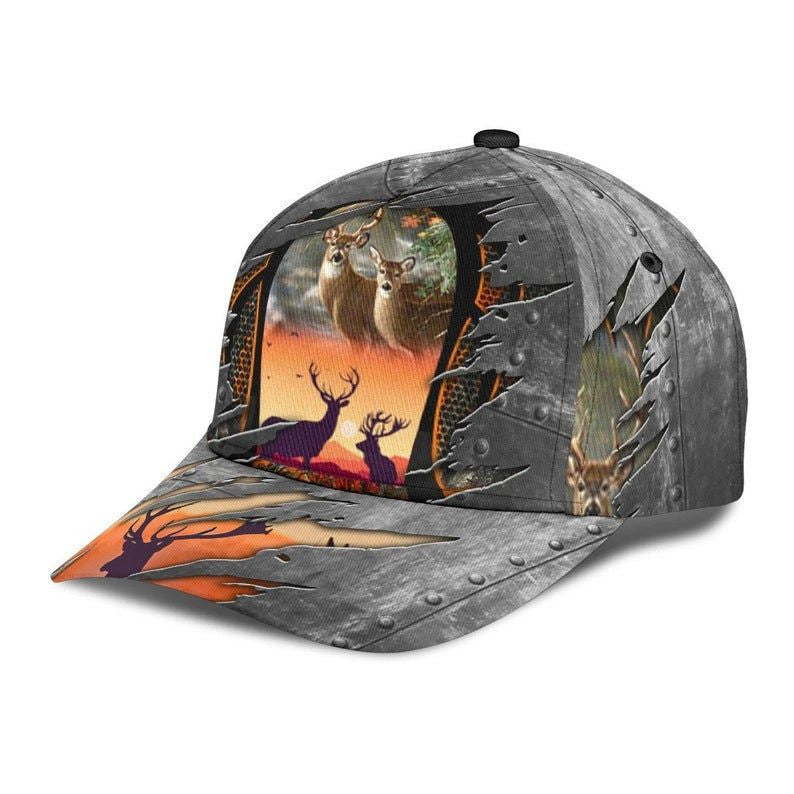Deer Hunting Cap 3D, Deer Hat Classic Cap 3D, Gift For Fan Hunting, Gift For Men Classic Cap
