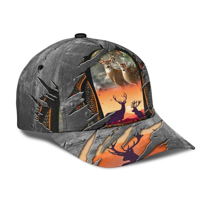 Deer Hunting Cap 3D, Deer Hat Classic Cap 3D, Gift For Fan Hunting, Gift For Men Classic Cap