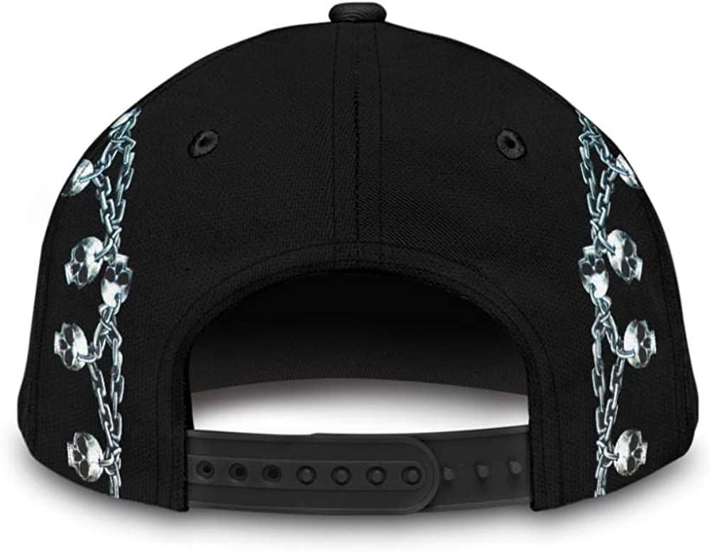 Skull Winged Skeleton With Chains Beautiful Cap 3D Classic Cap