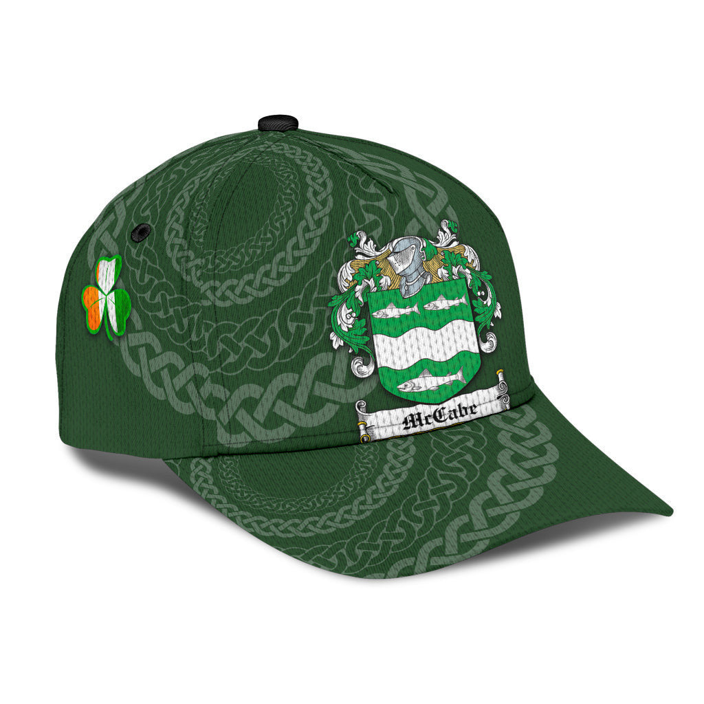 Mccabe Coat Of Arms - Irish Family Crest St Patrick'S Day Hat Classic Cap