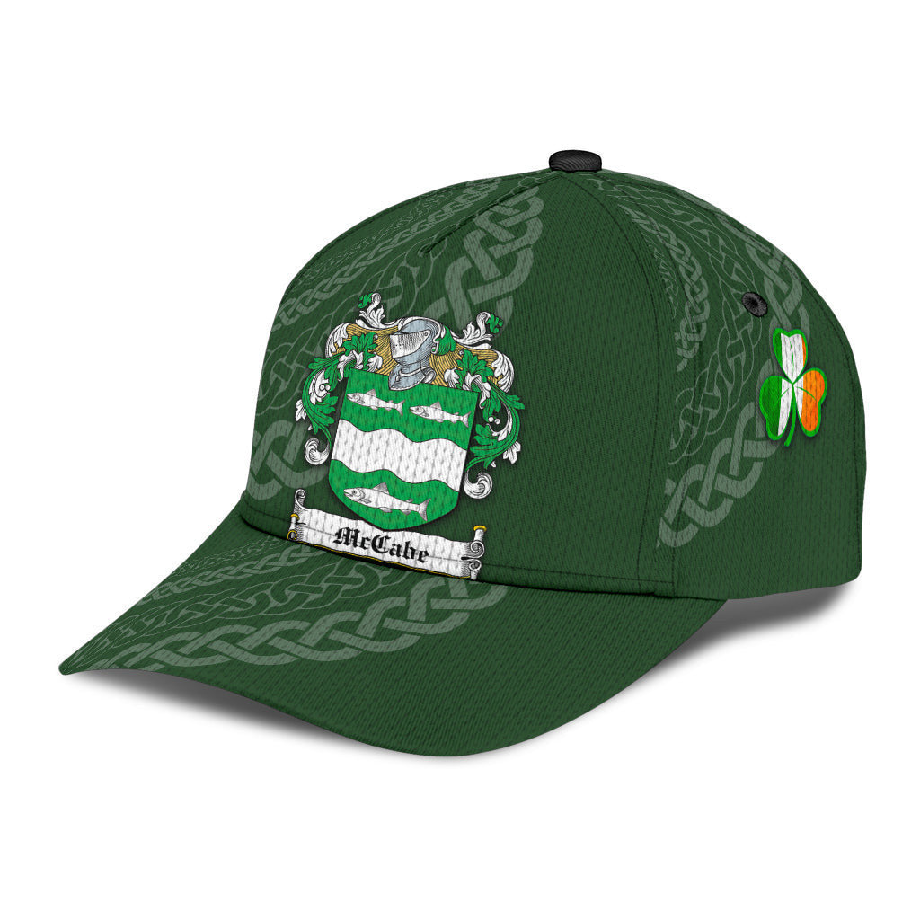 Mccabe Coat Of Arms - Irish Family Crest St Patrick'S Day Hat Classic Cap