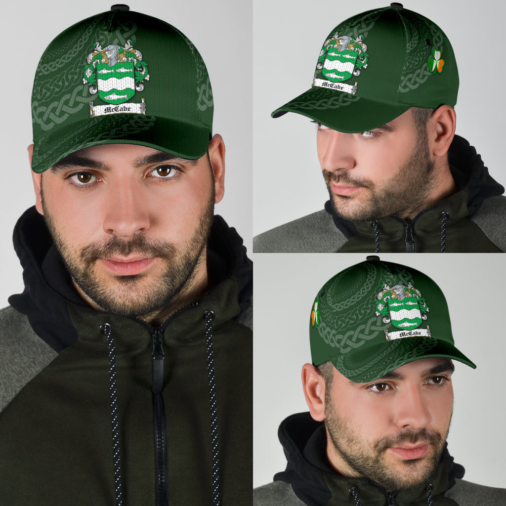 Mccabe Coat Of Arms - Irish Family Crest St Patrick'S Day Hat Classic Cap