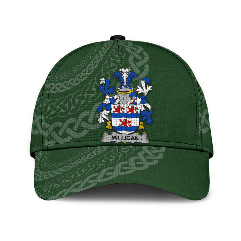 Milligan Coat Of Arms - Irish Family Crest St Patrick'S Day Hat Classic Cap