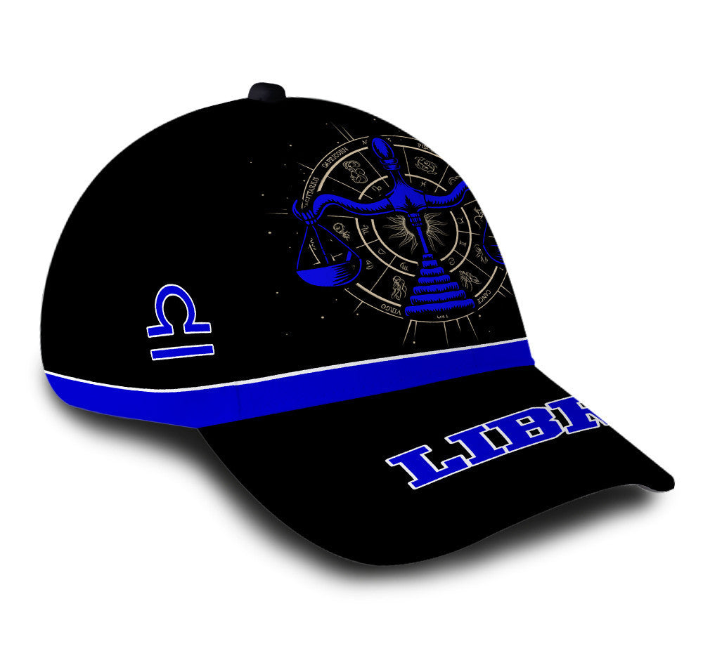 Personalized Custom Name Stunning Libra Zodiac Hat Classic Cap