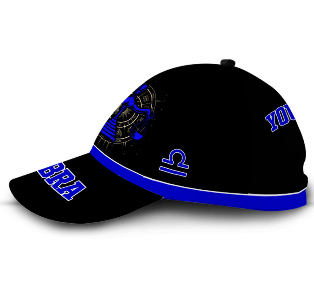 Personalized Custom Name Stunning Libra Zodiac Hat Classic Cap