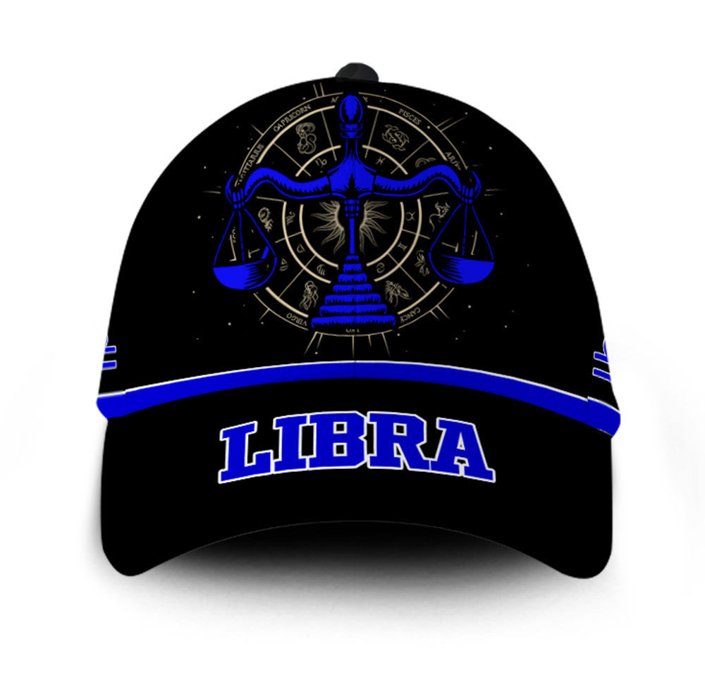 Personalized Custom Name Stunning Libra Zodiac Hat Classic Cap