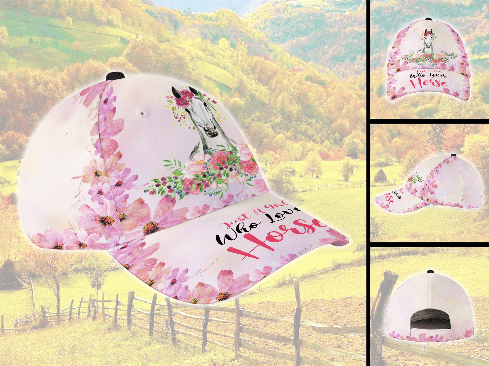 Just A Girl Who Love Horse Hat Classic Cap