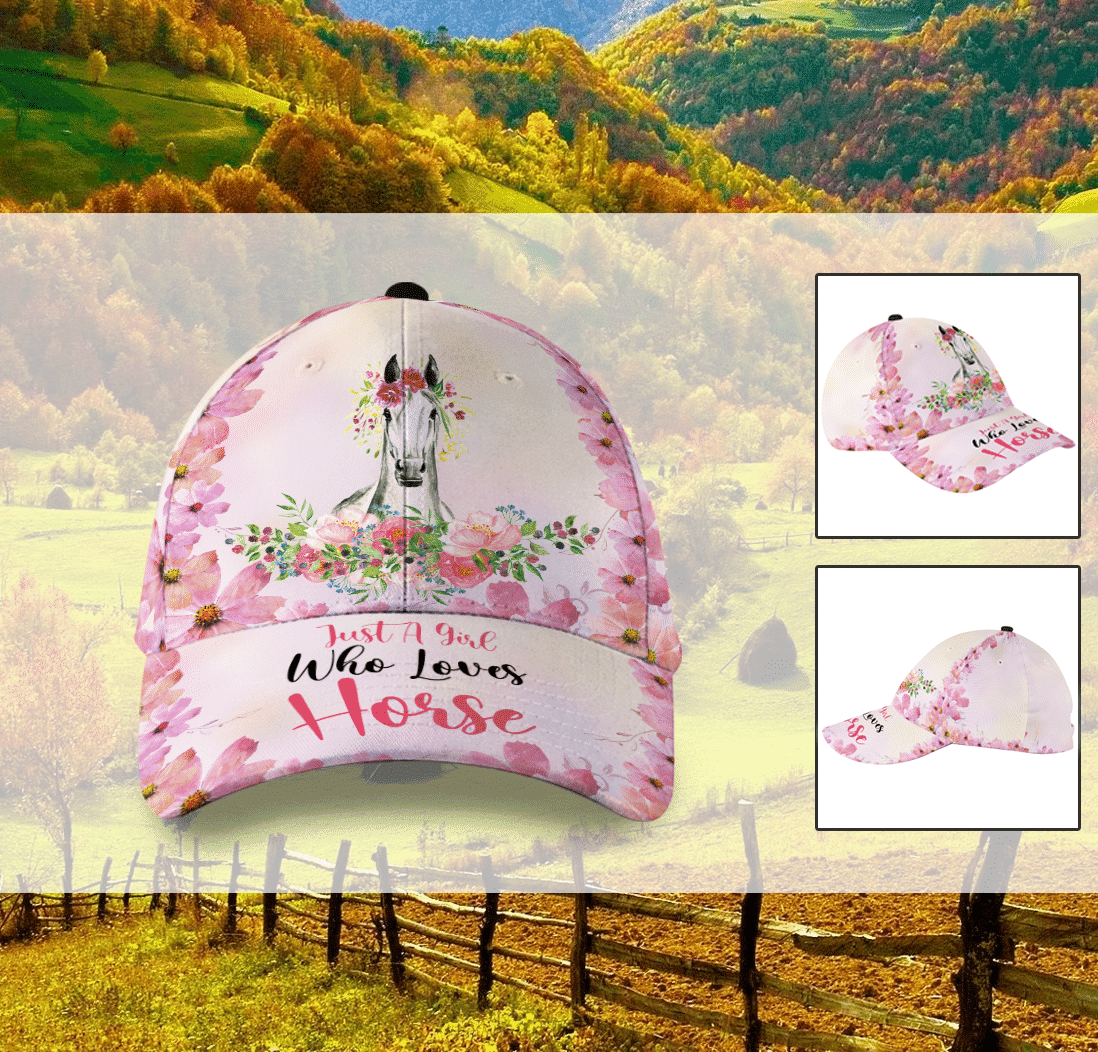 Just A Girl Who Love Horse Hat Classic Cap