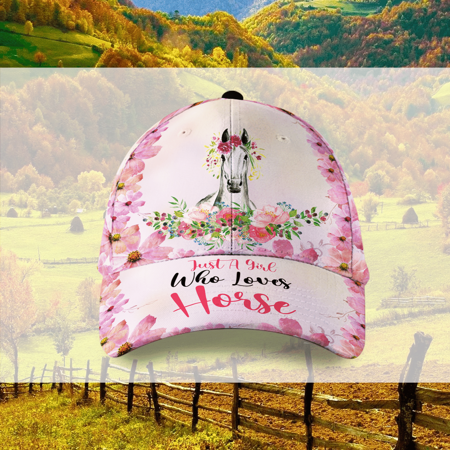 Just A Girl Who Love Horse Hat Classic Cap