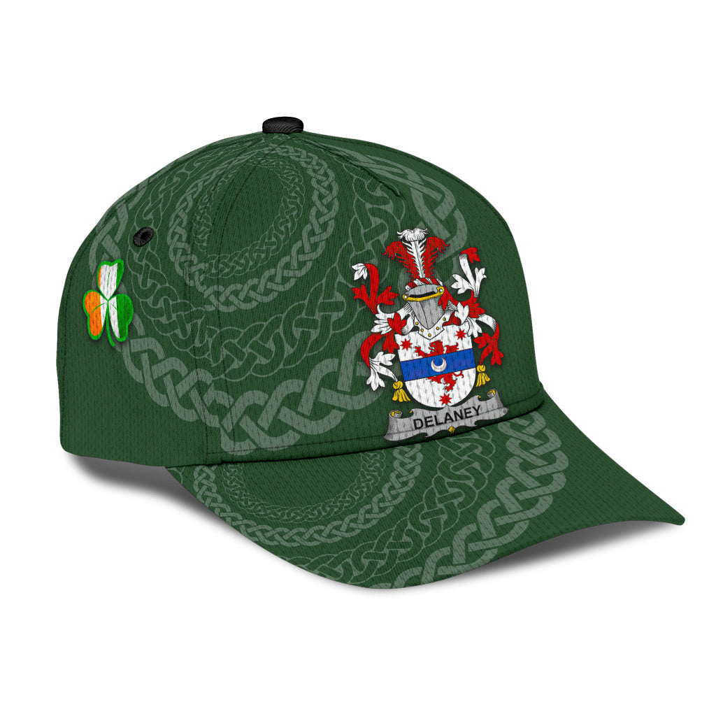 Delaney Coat Of Arms - Irish Family Crest St Patrick'S Day Hat Classic Cap