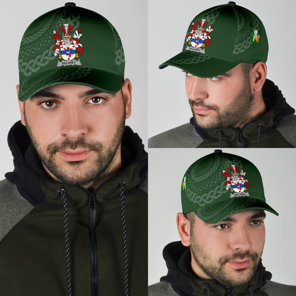 Delaney Coat Of Arms - Irish Family Crest St Patrick'S Day Hat Classic Cap