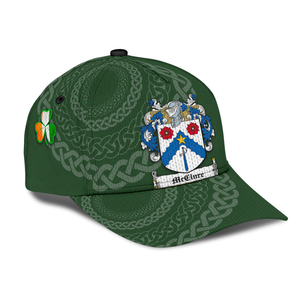 Mcclure Coat Of Arms - Irish Family Crest St Patrick'S Day Hat Classic Cap