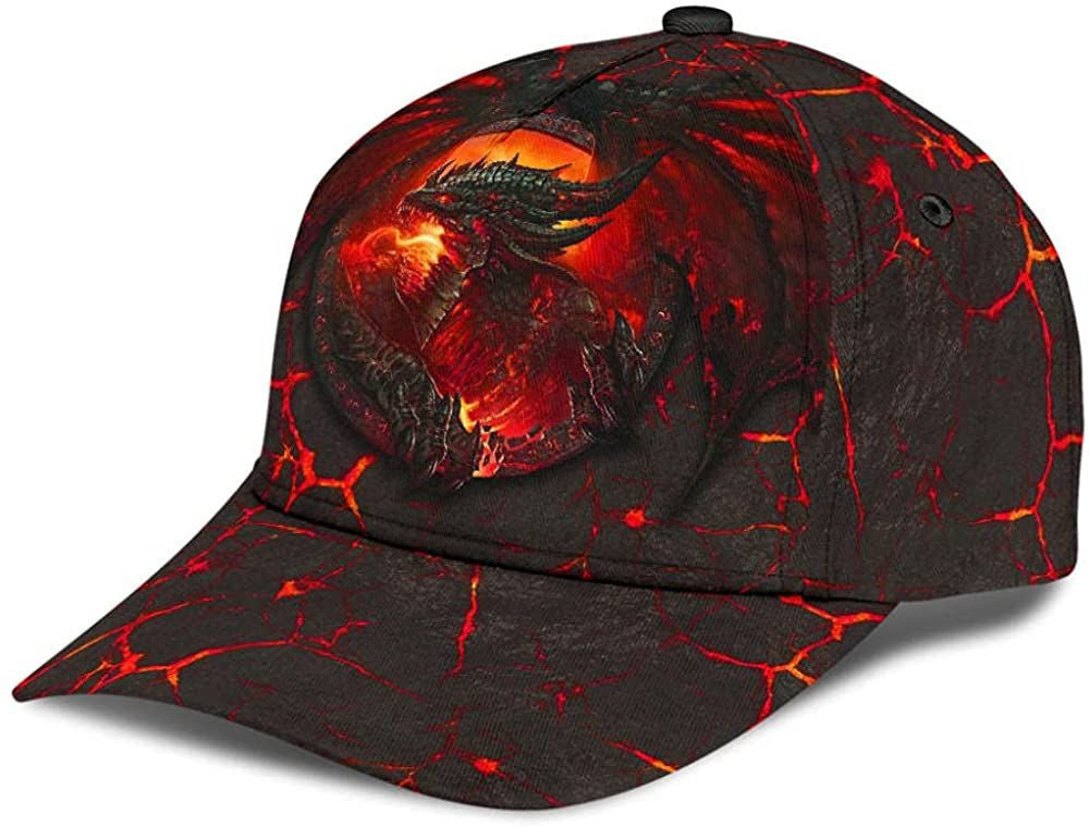 Dragon King Attractive Style Wonderful Cap 3D, Snapback Cap, Baseball Cap Hat Classic Cap