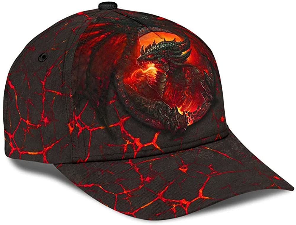 Dragon King Attractive Style Wonderful Cap 3D, Snapback Cap, Baseball Cap Hat Classic Cap