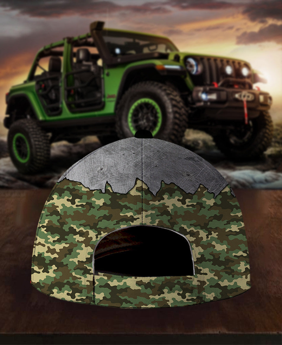 Personalized Custom Name Jeep 2 Hat Classic Cap