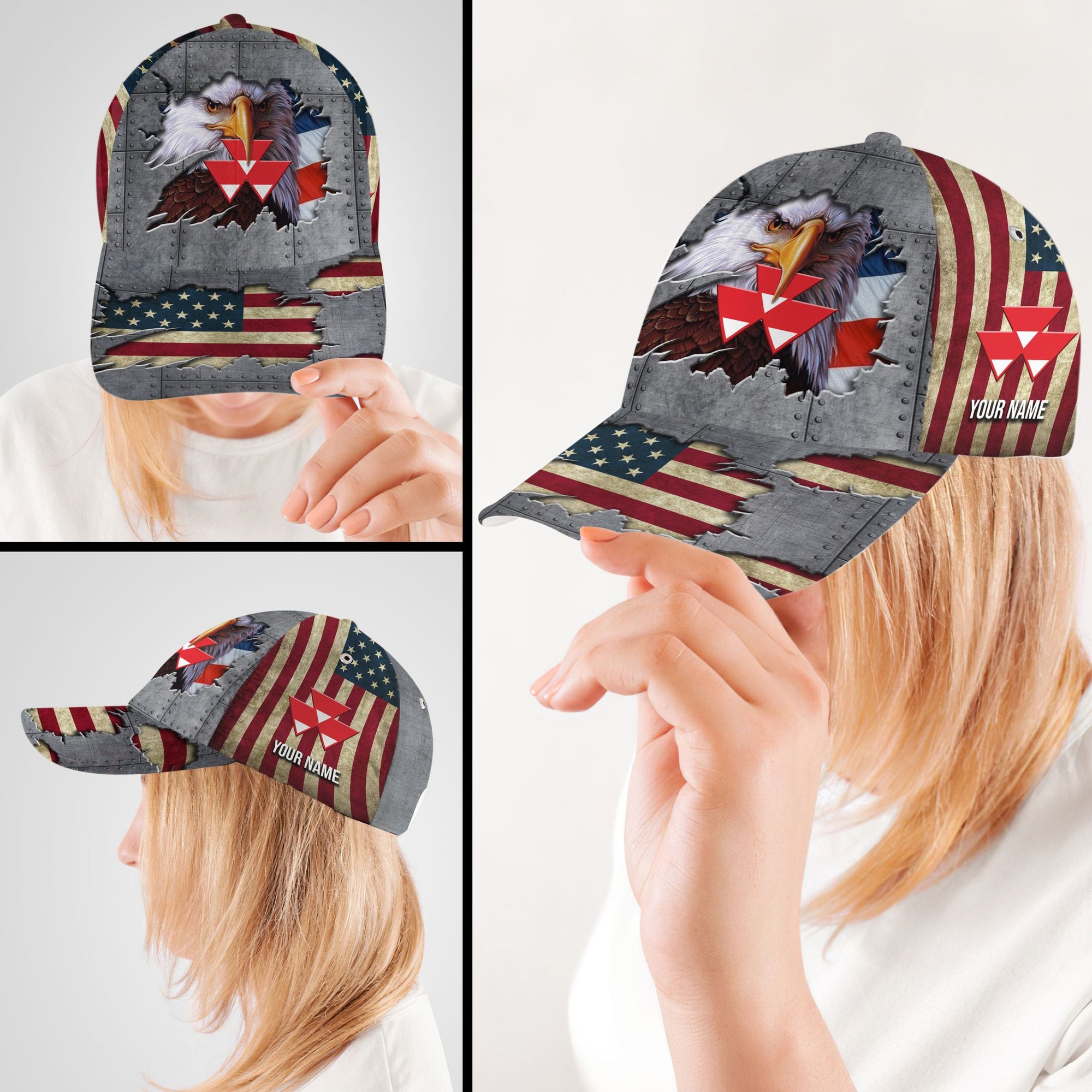 Personalized Custom Name Massey Fergugift For Son Hat Classic Cap