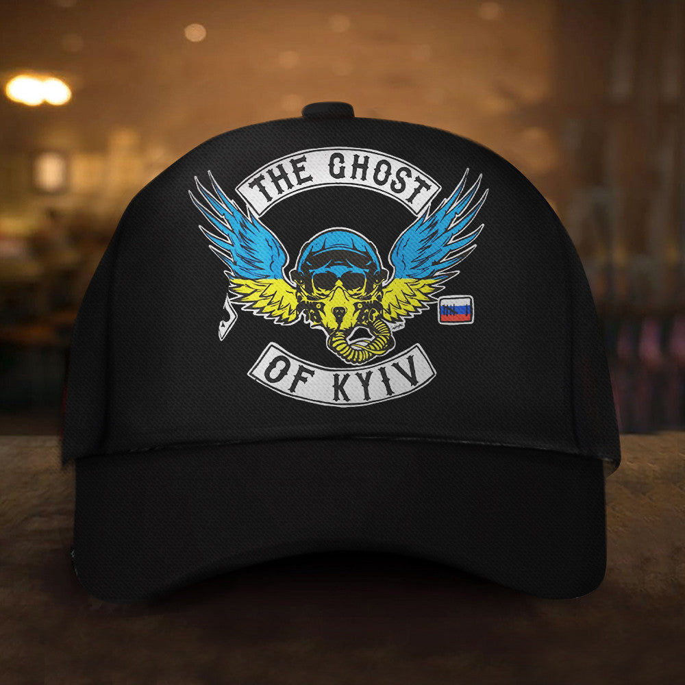 The Ghost Of Kyiv Hat Anti Putin Stand With Ukraine Ukrainian Merch Hat Classic Cap