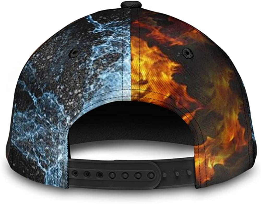 Guitar Burn It Up Water Fire Simple And Beautiful 3D Printed Unisex Hat Classic Cap