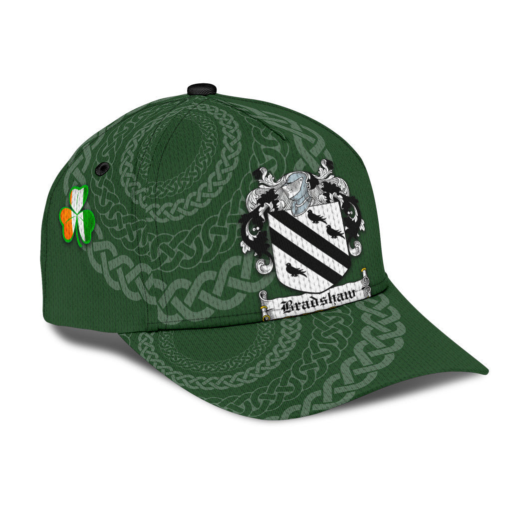 Bradshaw Coat Of Arms - Irish Family Crest St Patrick'S Day Hat Classic Cap